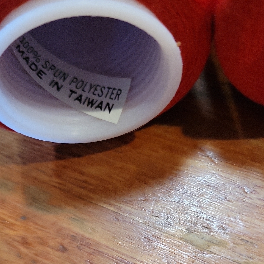Red Sewing Thread Spools - Picture 2 of 5